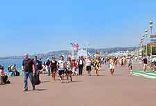 View of the Promenade des Anglais