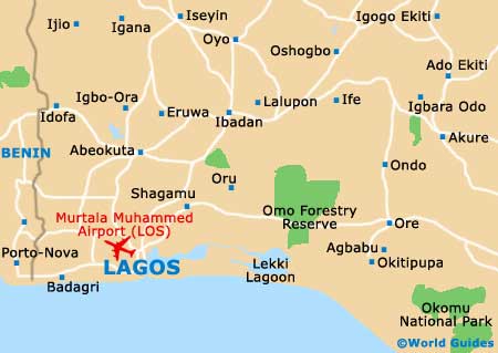 Lagos map