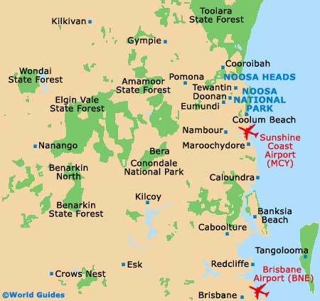 Small Noosa Map
