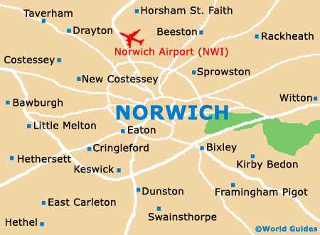 Small Norwich Map