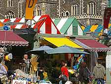 Photo of the city's famous market
