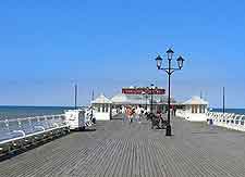 Close-up photo of Cromer's pier