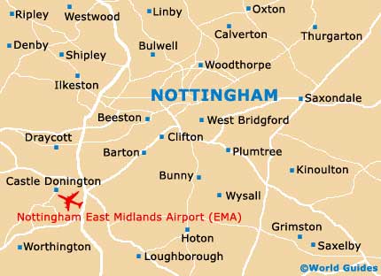 Small Nottingham Map