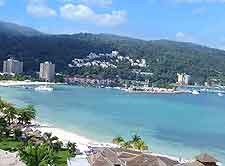 View of the beach and coastline