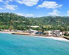 Photo showing the coastal attractions at nearby Port Maria
