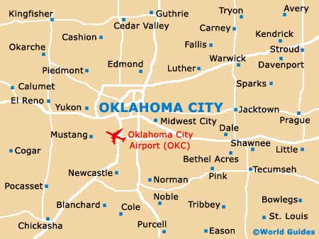 Small Oklahoma City Map
