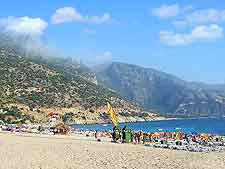 Picture of summer holiday makers on the beachfront