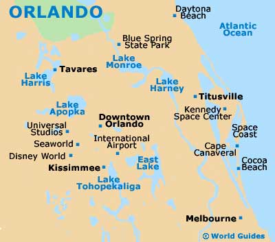 Small Orlando Map