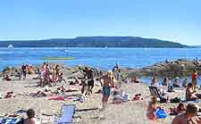 View of city beaches