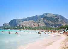 Picture of nearby Mondello Beach