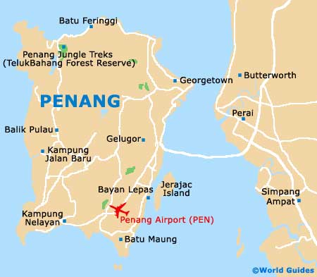 Small Penang Map