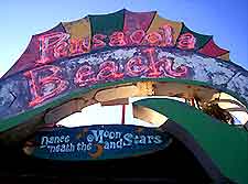 Pensacola Beach Old Sign