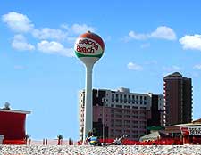 Photo showing the famous Beach Ball