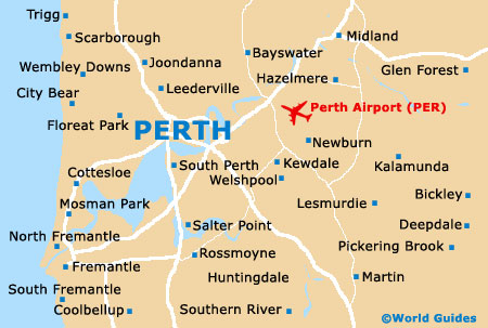 Small Perth Map