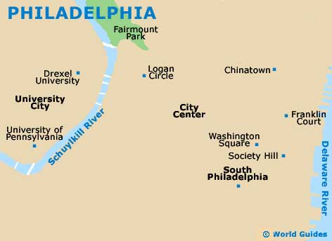 Small Philadelphia Map