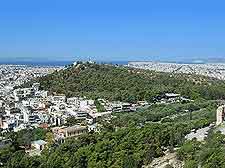 Aerial cityscape picture