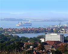 View of the town, taken by Barret Bonden