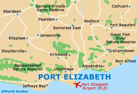 Small Port Elizabeth Map
