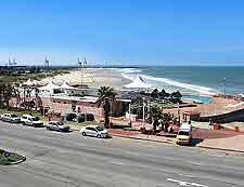 Image of coastal road and beachfront
