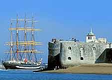 Photo showing the historic Round Tower in Portsmouth