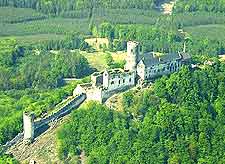 View showing Bezdez Castle