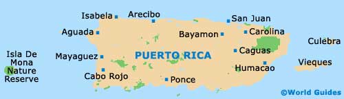 Puerto Rico Map