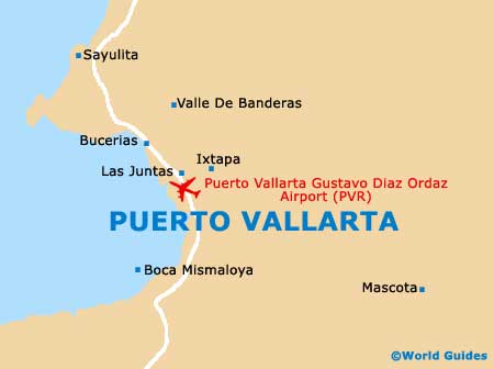 Small Puerto Vallarta Map