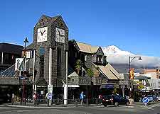 Image of the town centre's clock tower