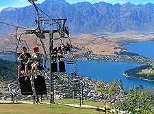 Picture of the popular gondola / chair lifts