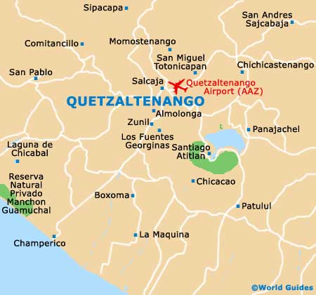 Small Quetzaltenango Map