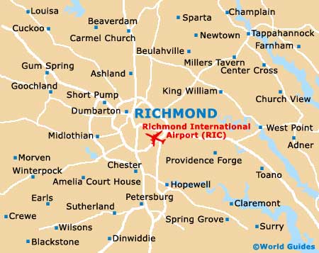 Small Richmond Map