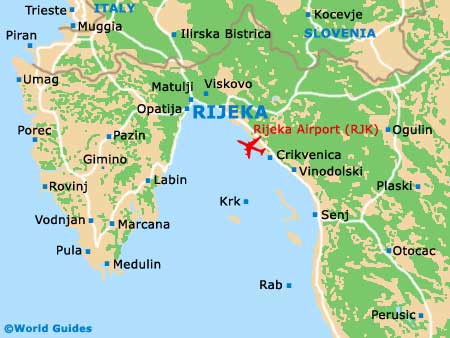 Small Rijeka Map