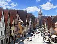 Picture of historic buildings in Rothenburg ob der Tauber, Bavaria