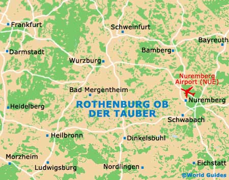 Small Rothenburg ob der Tauber Map