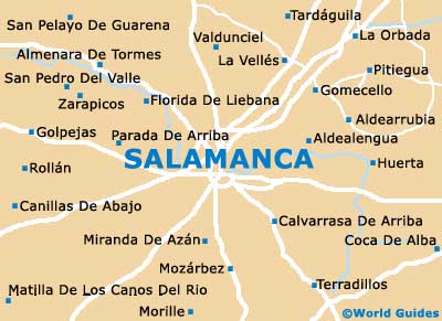 Small Salamanca Map