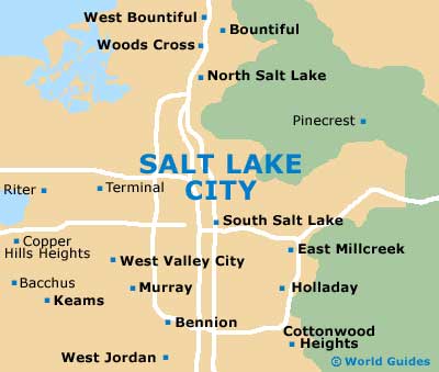 Small Salt Lake City Map