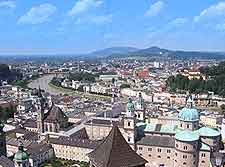 Aerial picture of the city