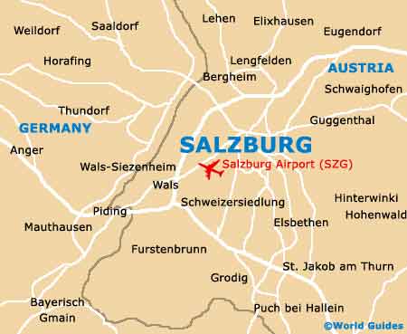 Small Salzburg Map