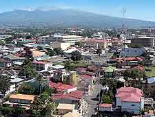 Aerial view of the Costa Rican architecture