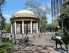 Photo of central plaza