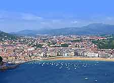 Skyline view of San Sebastian