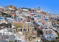 Further image of the Greek architecture in Oia