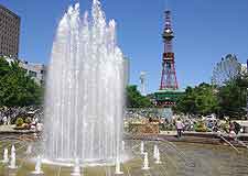 City picture showing the distant TV Tower