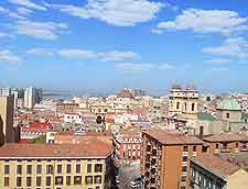 Aerial view of Cagliari, capital of Sardinia
