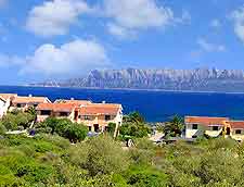 Coastal view of Olbia town
