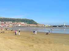 Beachfront photograph taken in the summer