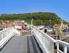 Image of bridge leading to the harbour