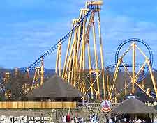 Photo showing the Kumali roller coaster at Flamingo Land Theme Park