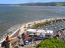 Cliff top view of the South Bay