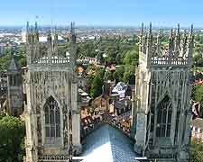 Picture taken from the top of the York Minster